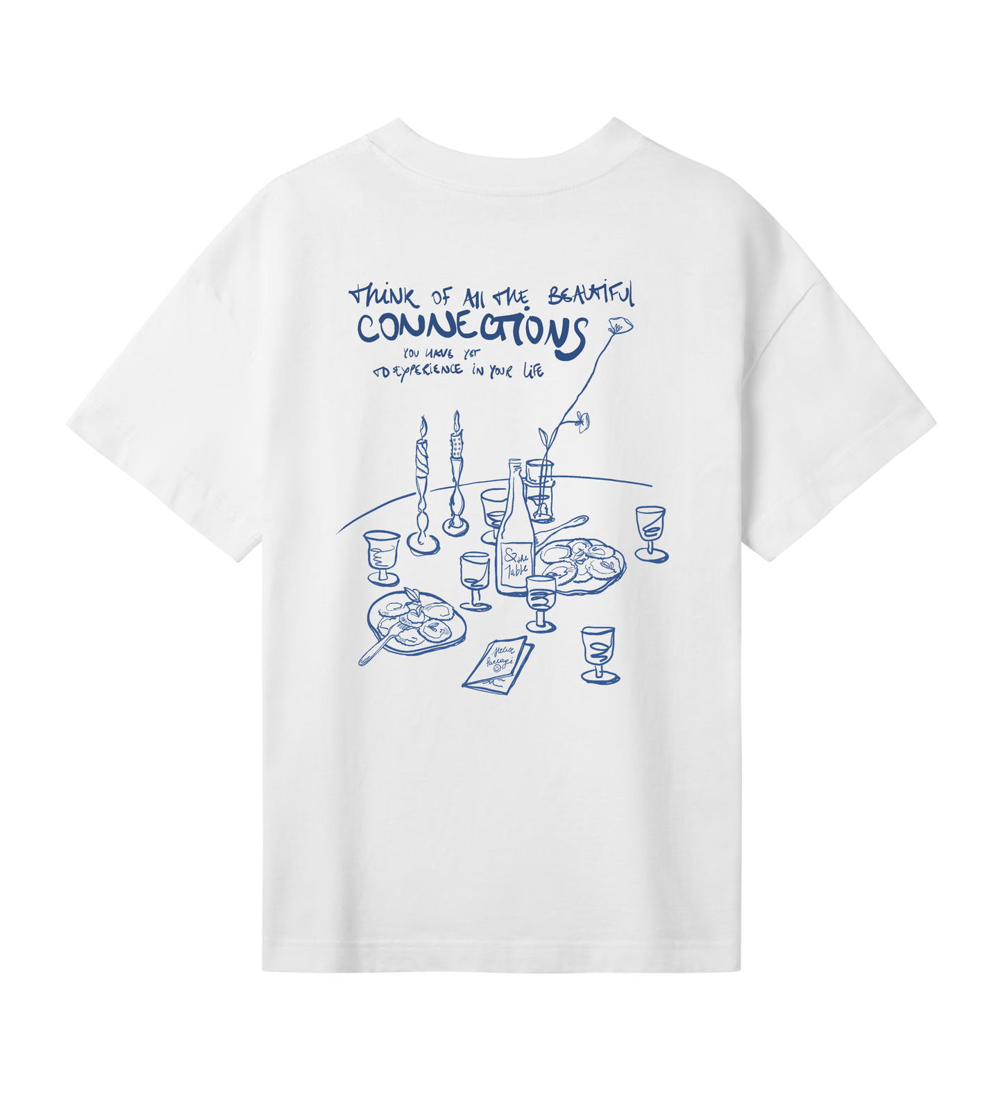 Atelier Partagé & the Table Oversized Tee (Off White)