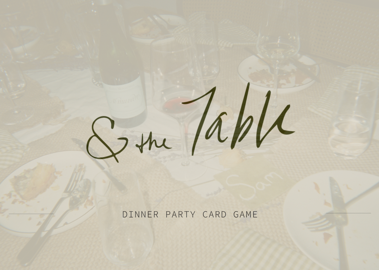 THE DINNER PARTY GAME PACK